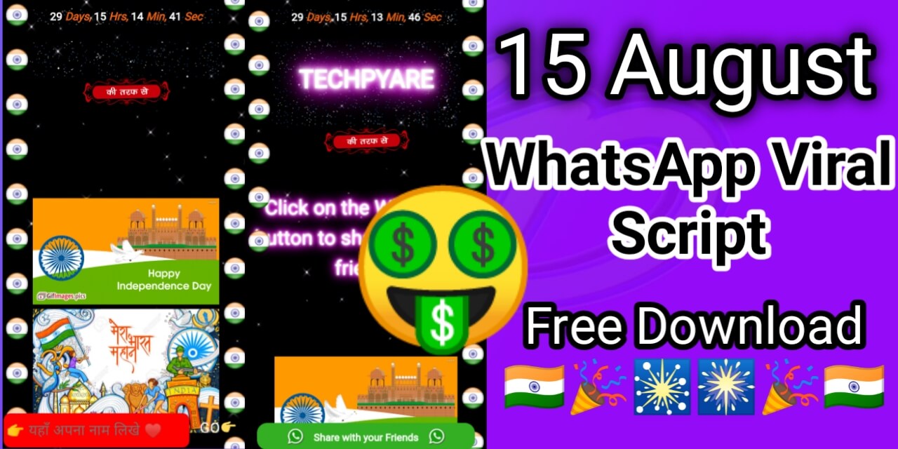 Independence Day Wishing Script 2023 For Blogger