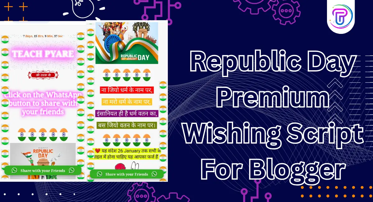 Happy Republic Day Wishing Script for Blogger 2024 Download