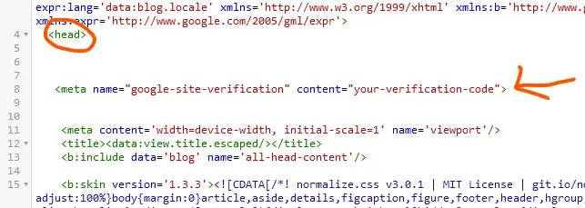 How to connect or verify Blogger blog Website in Google Search Console