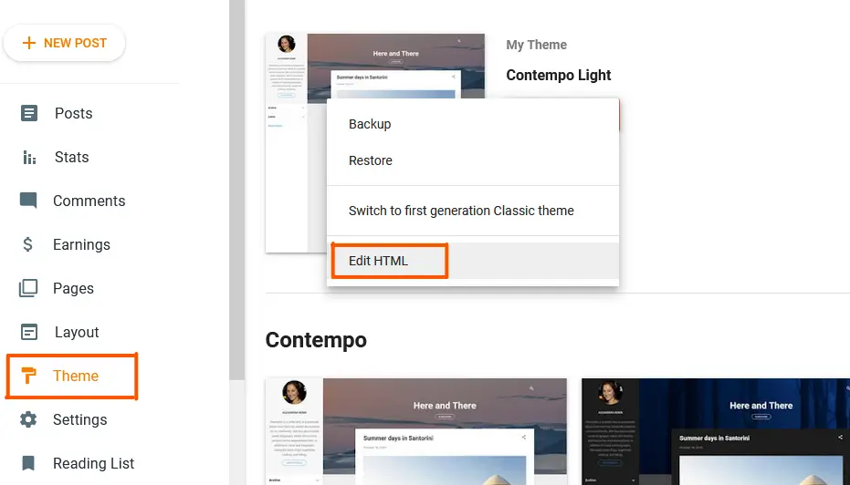How to connect or verify Blogger blog Website in Google Search Console